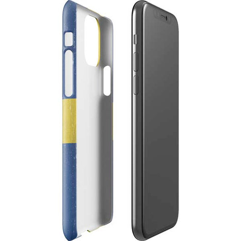 Sweden Flag Distressed iPhone 11 Pro Lite Case